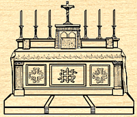 Rubber Stamp - Large Alter (mounted) (image for) Rubber Stamp - Large Alter (mounted)